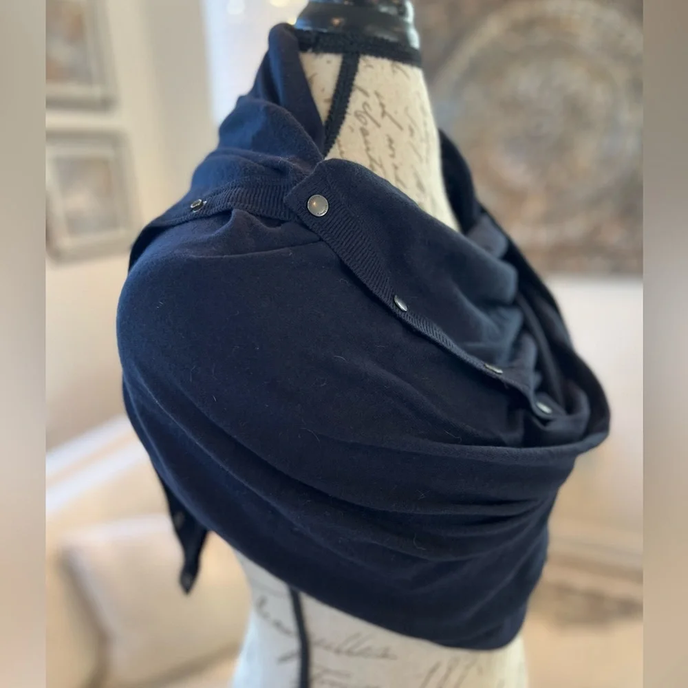 All Saints Infinity Scarf with Button Accents - Picture 2 of 10